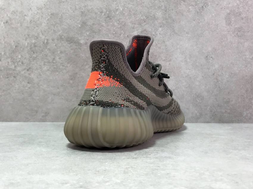 G5 yeezy350V2 boost 灰桔 (3).jpg